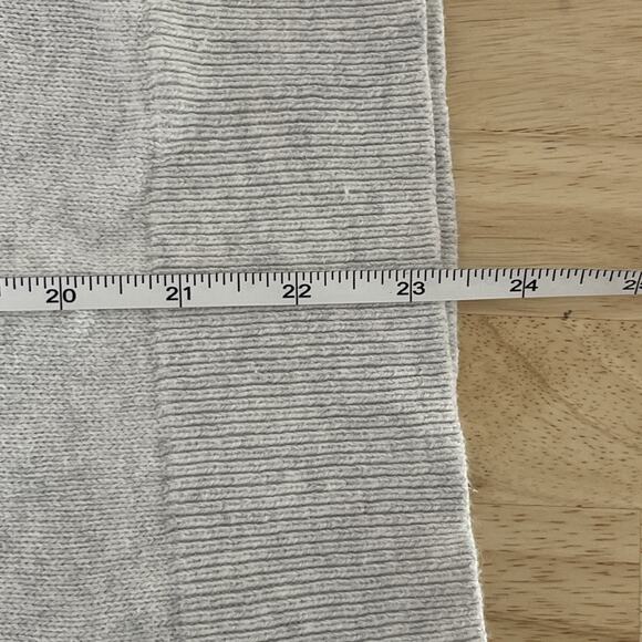 J. Crew Cotton Half-Zip‎ Mens Sweater Light Heather Gray Size Small BF091 Preppy - Picture 6 of 9